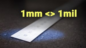 video thumbnail for '1mm is not a mil'