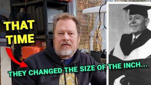 video thumbnail for 'And how the US Inch was based on Metric...'